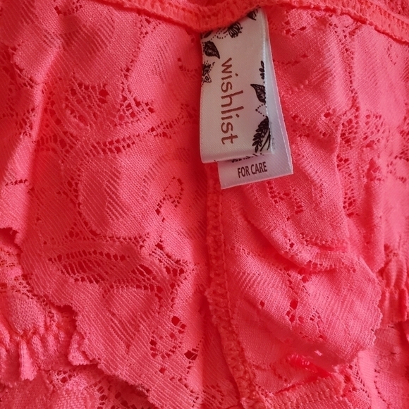 Pink Lace Racerback Bralette - Picture 6 of 9